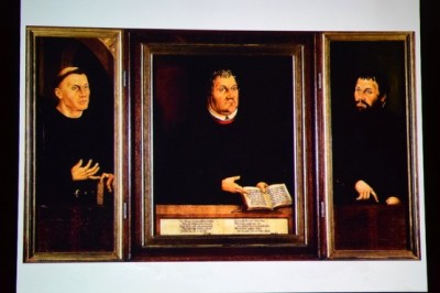 Trije portreti Martina Luthra iz različnih obdobij