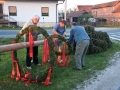 Postavitev majskega drevesa v Banovcih