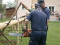 Postavitev mlaja v Središču ob Dravi