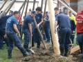 Postavitev mlaja v Središču ob Dravi