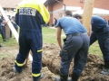 Postavitev mlaja v Središču ob Dravi