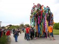 Postavljanje majoša v Gančanih