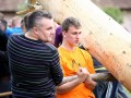 Postavljanje majoša v Gančanih