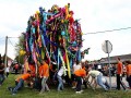 Postavljanje majoša v Gančanih