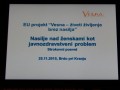 Posvet Nasilje nad ženskami kot javnozdravstveni problem