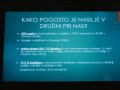 Posvet Nasilje nad ženskami kot javnozdravstveni problem