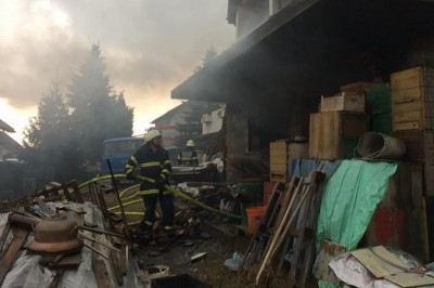 Požar so pogasili gasilci, foto: PGD Sveta Trojica