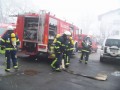 Praktično usposabljanje gasilcev v Ljutomeru
