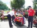 Prevzem prenosne motorne brizgalne na Razkrižju