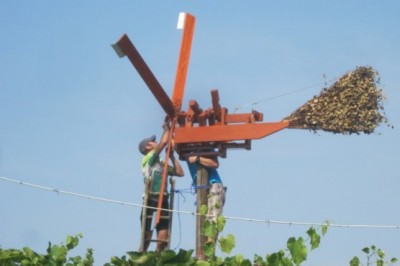 Postavljanje klopotca pri Škedenj baru