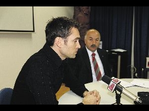 Lastnik oljarne Kocbek Gorazd Kocbek in župan občine Sveti Jurij ob Ščavnici Anton Slana
