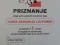 Priznanje za drugouvrščeno ekipo