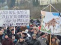 Protest delavcev - migrantov v Šentilju