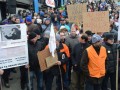 Protest delavcev - migrantov v Šentilju