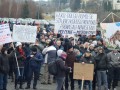 Protest delavcev - migrantov v Šentilju