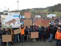 Protest delavcev - migrantov v Šentilju