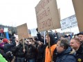 Protest delavcev - migrantov v Šentilju