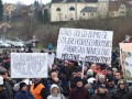 Protest delavcev - migrantov v Šentilju