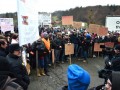 Protest delavcev - migrantov v Šentilju