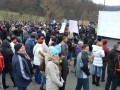 Protest delavcev - migrantov v Šentilju