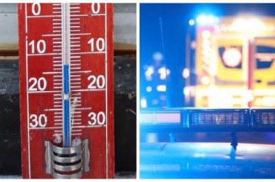 Temperature so bile krepko pod ničlo