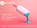 Punk večer DJs Dugi in Seči in Razstava naslovnic fanzinov
