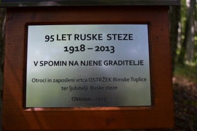 V spomin na graditelje »Ruske steze«