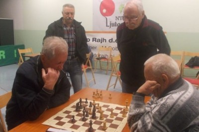 Zaključni šahovski turnir TVD Partizan Ljutomer, foto: Leonida Skuhala