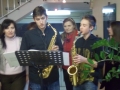 Saksofonista Boštjan in Blaž