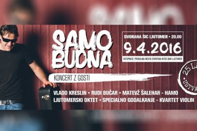 Samo Budna pripravlja koncert ob 25-letnici glasbenega ustvarjanja