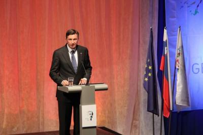 Slavnostni govornik je bil predsednik države RS Borut Pahor