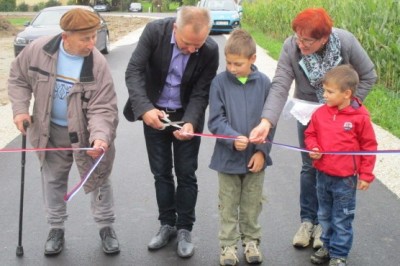 Odprtje ceste v Kokoričih in Berkovskih Prelogih