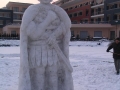 Sneženi rimski vojskovodja Mark Antonij
