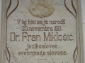 Spominska plošča Franu Miklošiču