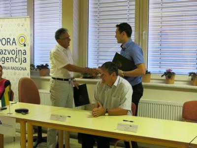 Podpis pogodb v Gornji Radgoni