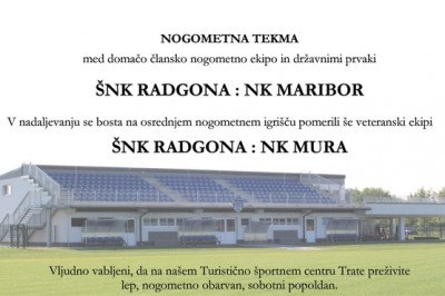 Otvoritev Stadiona Gornja Radgona s športnim dogodkom