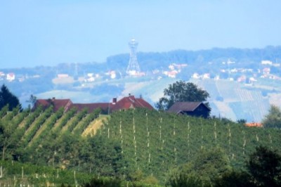 Stolp Vinarium viden iz Prlekije