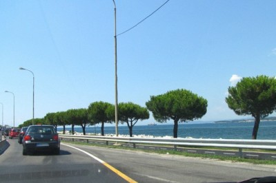 Obalna cesta med Koprom in Izolo
