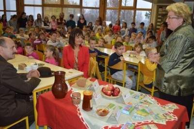 Tradicionalni slovenski zajtrk v šoli Mala Nedelja