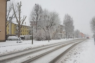 Sneg v Ljutomeru