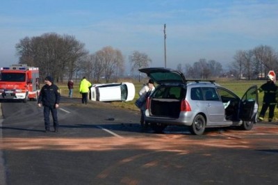 Prometna nesreča na cesti Odranci–Trnje, foto: Lendavainfo.com