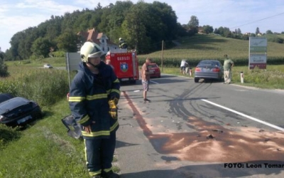 Trčili vozili, foto: Leon Tomanič