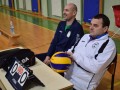 Trener Bogdan Marič in sodnik Robert Gruškovnjak