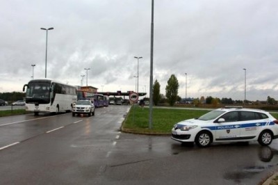 Policija na meji v Središču ob Dravi