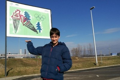 Val Šumak in slovenski olimpijski plakat