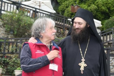 Rade Bakračević in iguman Metodije