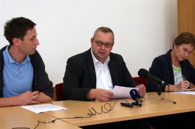 Program Miholovega sejma so predstavili Ivan Kuhar, Slavko Petovar in Frančka Lebarič