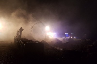Požar v Markovcih, foto: PGD Stojnci