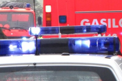 Policija in gasilci