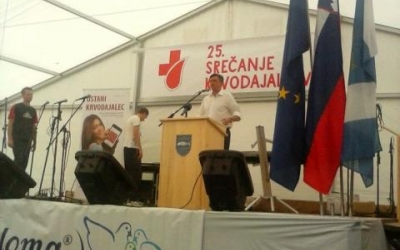 Slavnostni govornik je bil predsednik Republike Slovenije, Borut Pahor